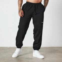 Vanquish Essential Black Oversized Sweatpants