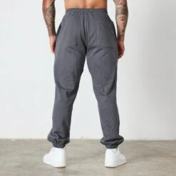 Vanquish Essential Denim Blue Oversized Sweatpants -Vanquish Fitness VQ BlackFriday23 8484