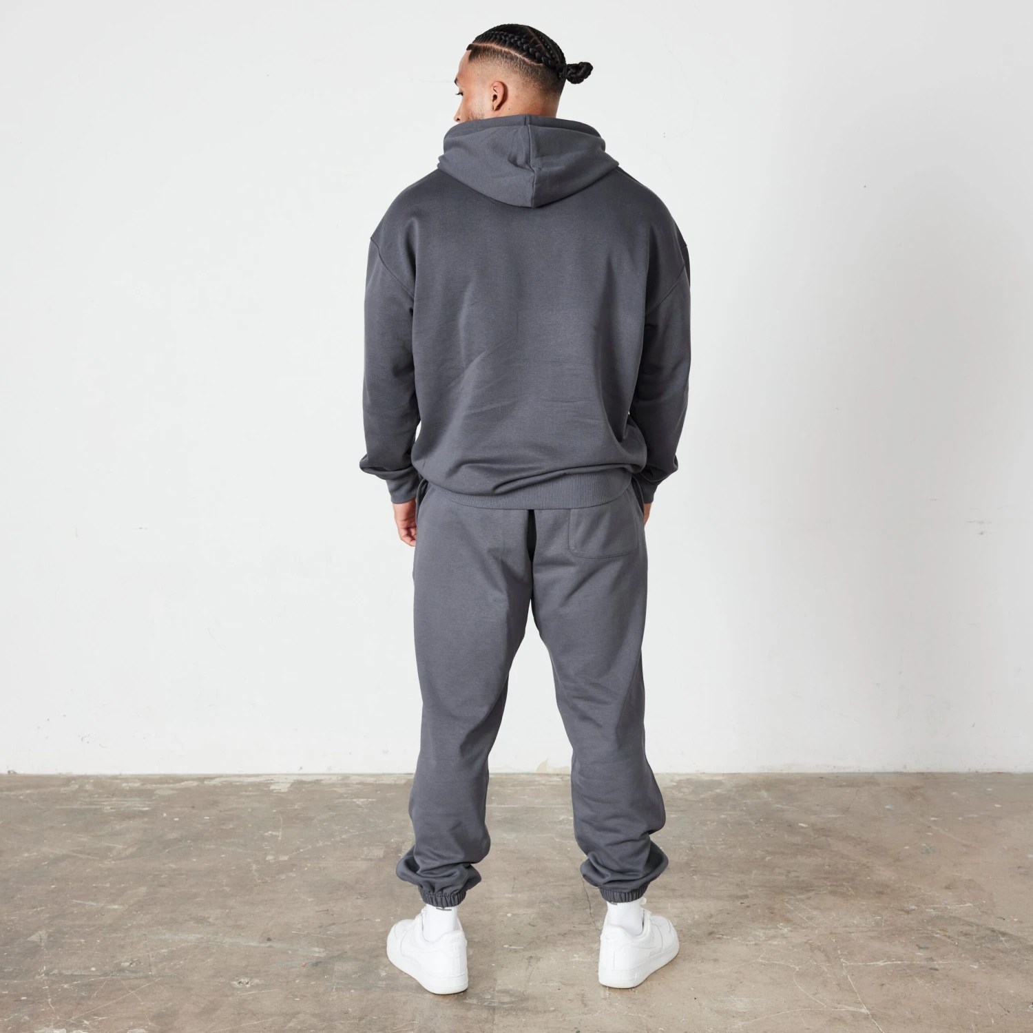 Vanquish Essential Denim Blue Oversized Pullover Hoodie 5 Vanquish Essential Denim Blue Oversized Pullover Hoodie - Image 3