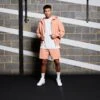 Vanquish Washed Coral Oversized Hoodie -Vanquish Fitness VQ WASHED COLLECTION 1234