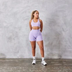 Vanquish Neutral V2 Seamless Lilac Shorts 11 Vanquish Neutral V2 Seamless Lilac Shorts -Vanquish Fitness VQ WOMENS ECOM 2057