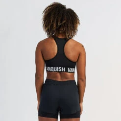 Vanquish Ascend Women's Black Bold Sports Bra -Vanquish Fitness Vanquish Fitness Ascend Bold Bra 3