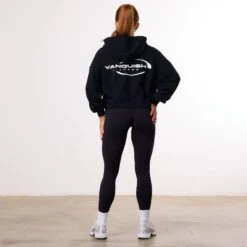 Vanquish Enhance Black Cropped Zip Through Hoodie 12 Vanquish Enhance Black Cropped Zip Through Hoodie -Vanquish Fitness WB Summer Sale websize12