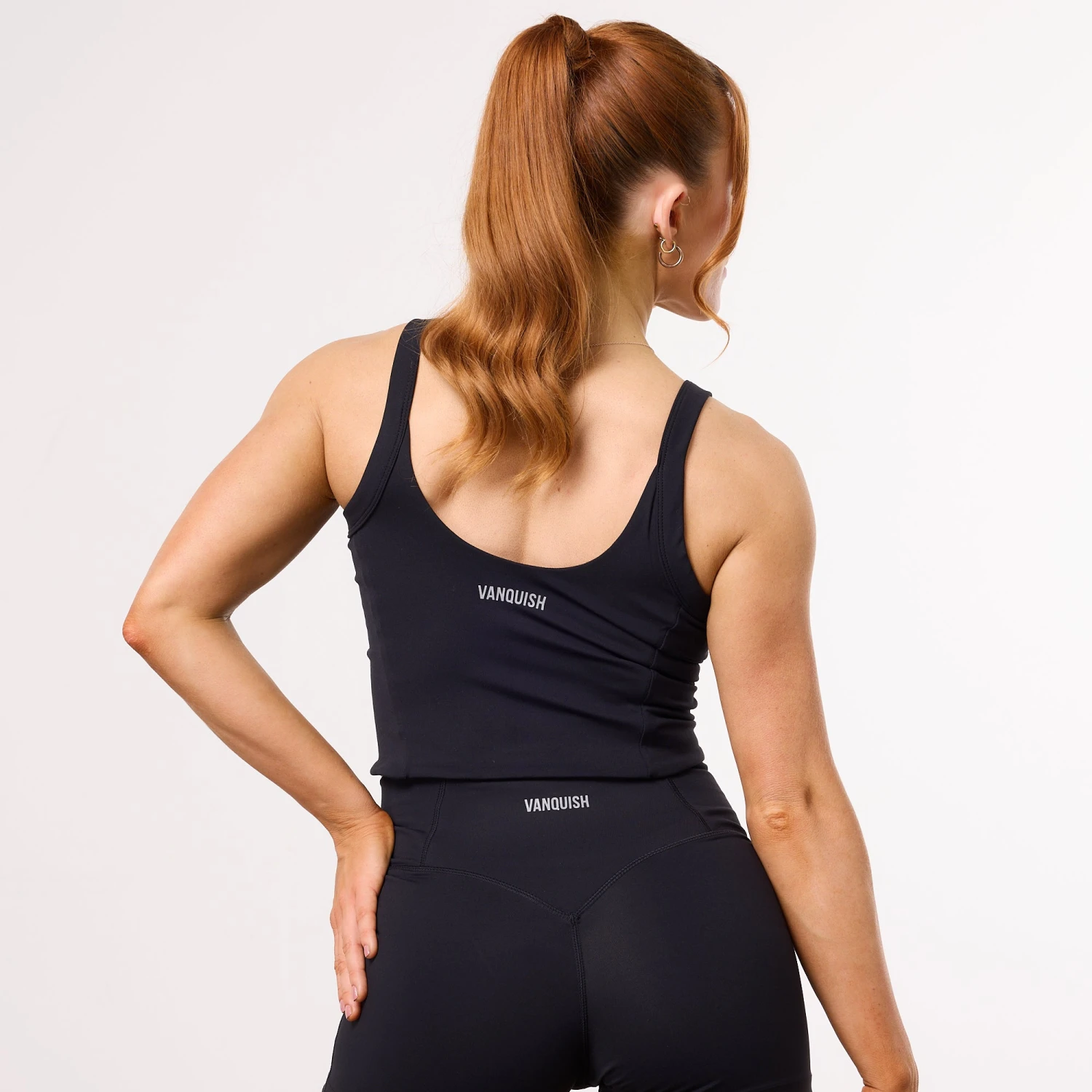 Vanquish Enhance Black Ruched Vest 6 Vanquish Enhance Black Ruched Vest - Image 4