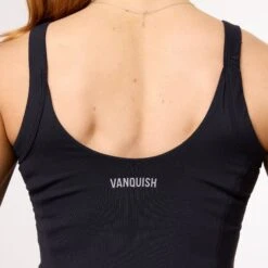 Vanquish Enhance Black Ruched Vest 13 Vanquish Enhance Black Ruched Vest -Vanquish Fitness WB Summer Sale websize128