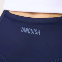 Vanquish Enhance Navy Blue Ruched Shorts -Vanquish Fitness WB Summer Sale websize141