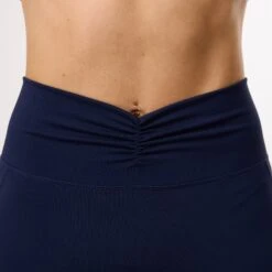 Vanquish Enhance Navy Blue Ruched Leggings 10 Vanquish Enhance Navy Blue Ruched Leggings -Vanquish Fitness WB Summer Sale websize23