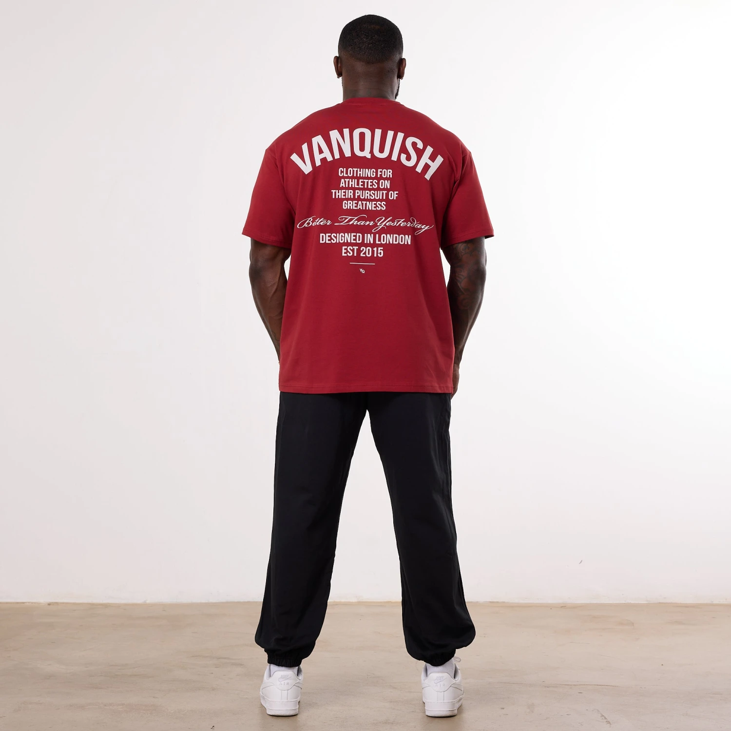 Vanquish TSP Pursuit Burgundy Oversized T Shirt 5 Vanquish TSP Pursuit Burgundy Oversized T Shirt - Image 3