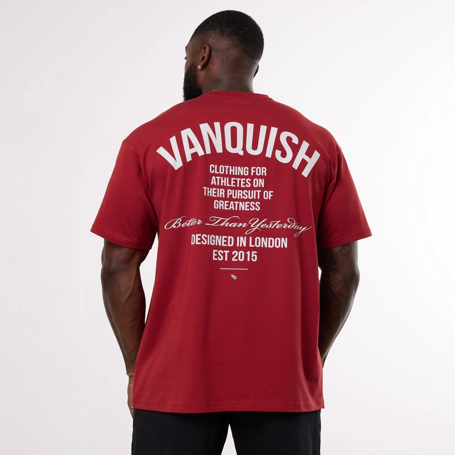 Vanquish TSP Pursuit Burgundy Oversized T Shirt 6 Vanquish TSP Pursuit Burgundy Oversized T Shirt - Image 4