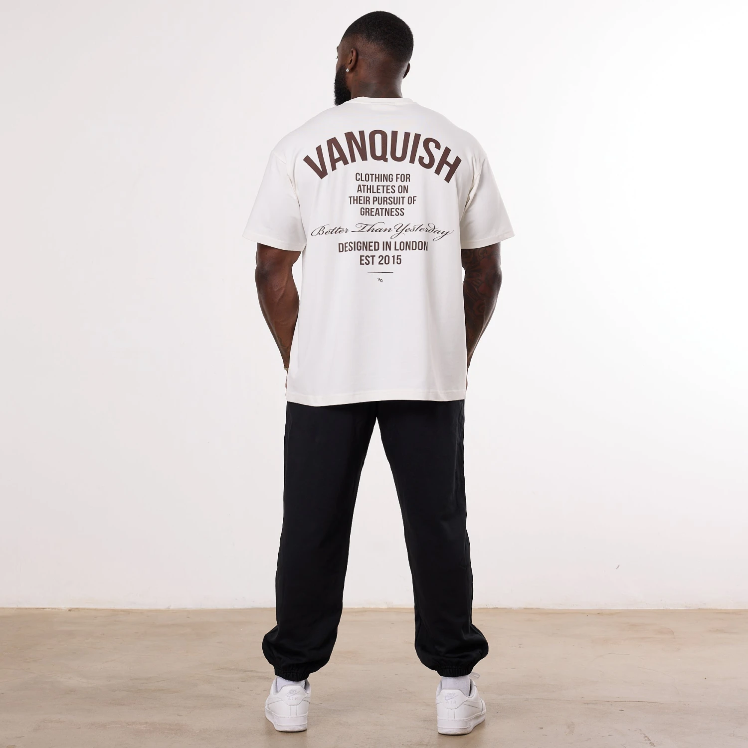 Vanquish TSP Pursuit Vintage White Oversized T Shirt 5 Vanquish TSP Pursuit Vintage White Oversized T Shirt - Image 3