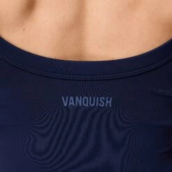 Vanquish Enhance Navy Blue Scoop Back All In One -Vanquish Fitness WB Summer Sale websize86