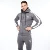 Vanquish Strike Charcoal Grey Full Zip Hoodie -Vanquish Fitness headshots 119 2
