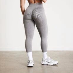 Vanquish Elevate Seamless Petite Smoke Grey Leggings -Vanquish Fitness t eCy8JY 1
