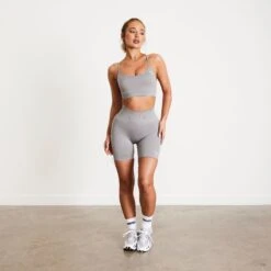 Vanquish Elevate Seamless Smoke Grey Multiway Low Support Bra -Vanquish Fitness t0Ly A 0 1