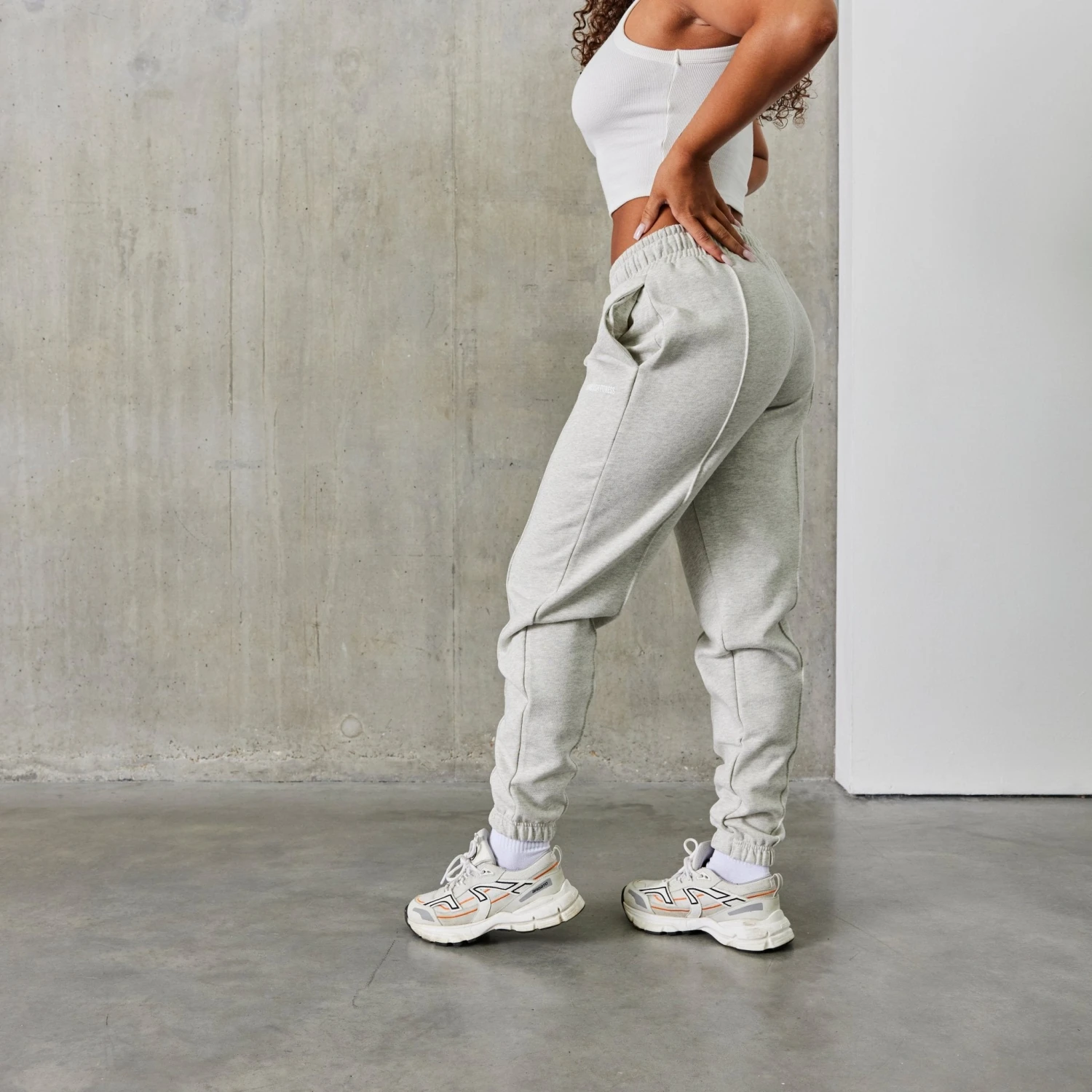 Vanquish Balance Oat Marl Pintuck Sweatpants 6 Vanquish Balance Oat Marl Pintuck Sweatpants - Image 4