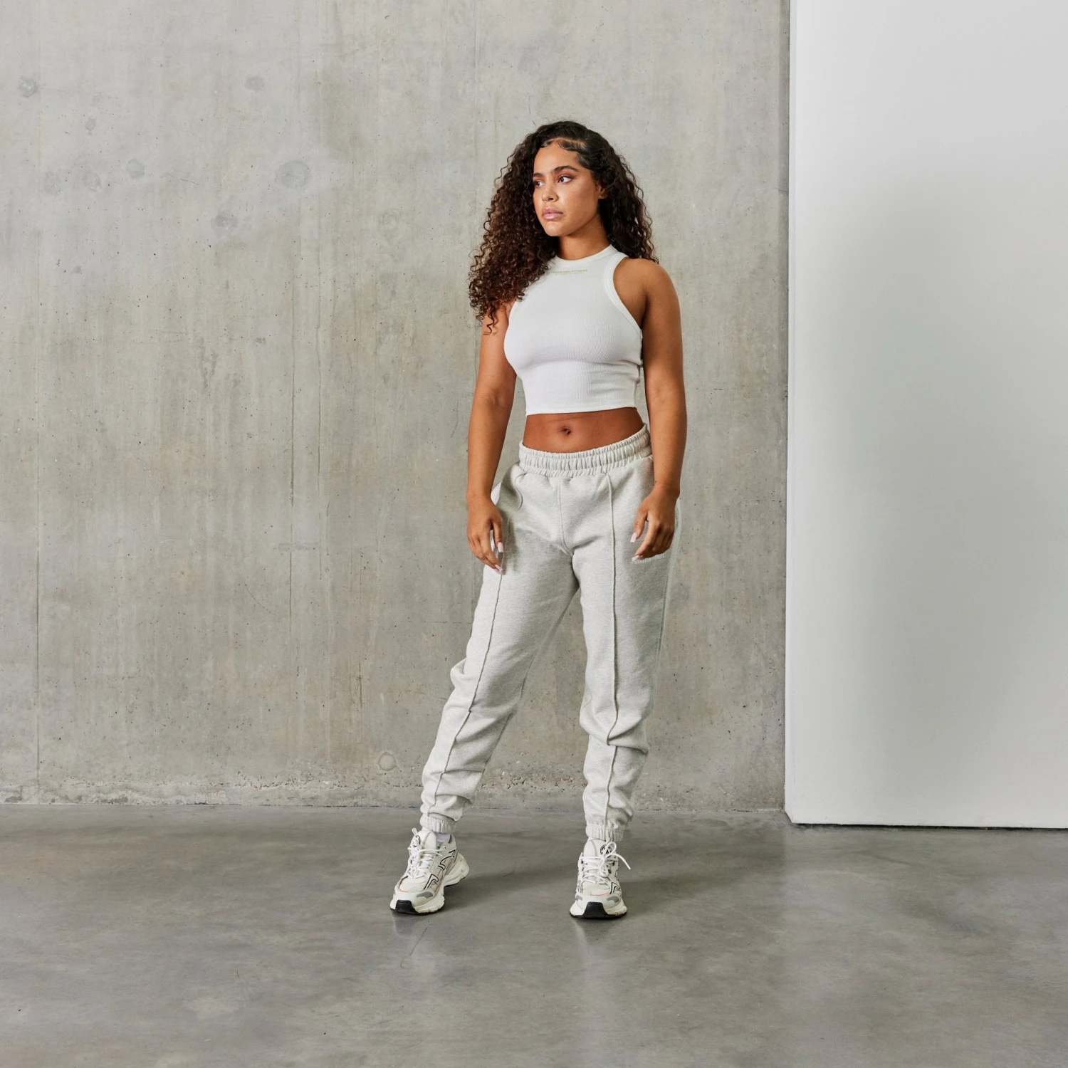 Vanquish Balance Oat Marl Pintuck Sweatpants 7 Vanquish Balance Oat Marl Pintuck Sweatpants - Image 5