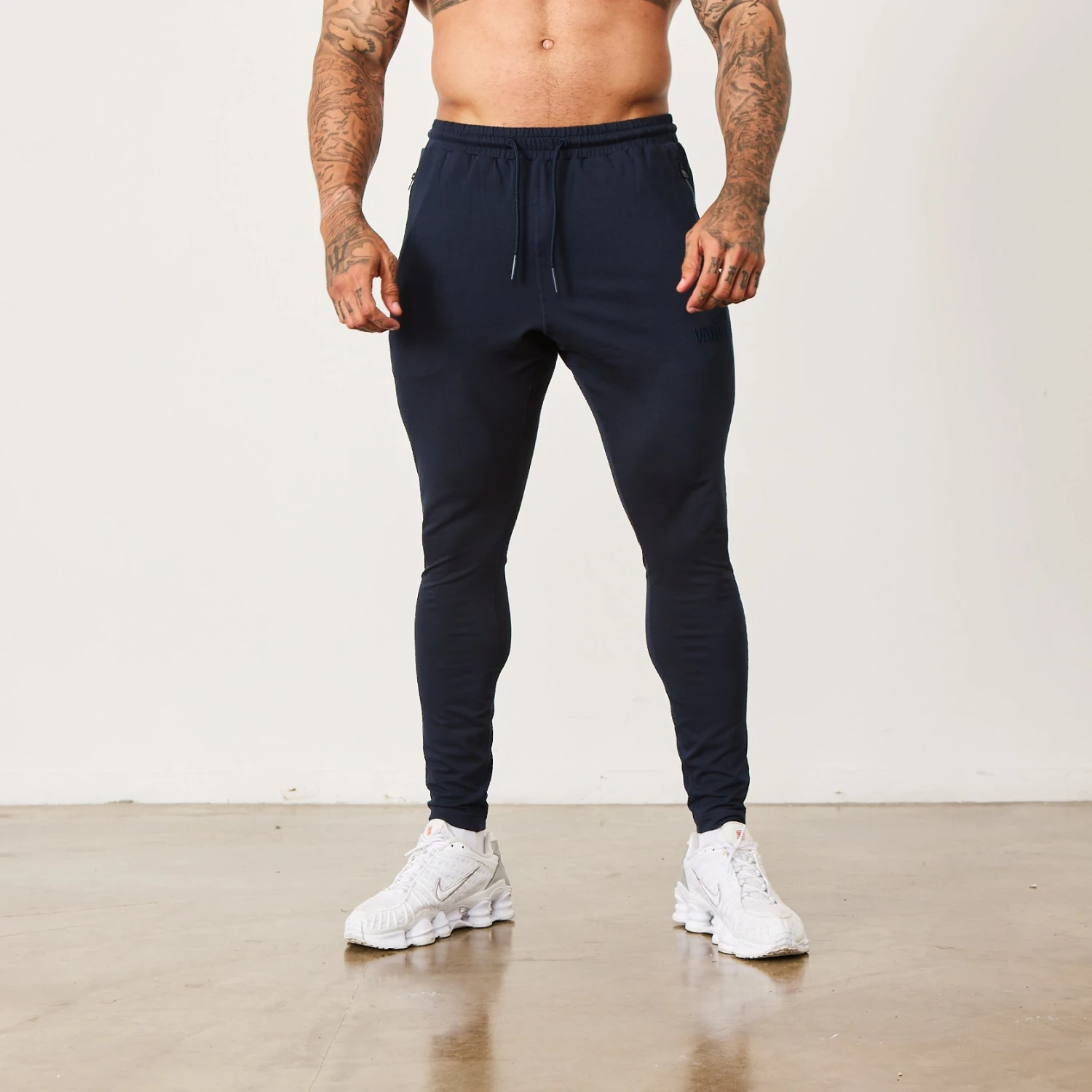 Vanquish Eclipse V2 Navy Blue Tapered Sweatpants 3 Vanquish Eclipse V2 Navy Blue Tapered Sweatpants