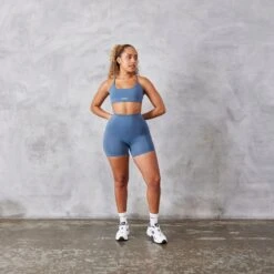 Vanquish Enhance Blue Shorts -Vanquish Fitness vanquish enhance blue shorts 758902