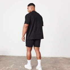Vanquish Essential Black Oversized T Shirt -Vanquish Fitness vanquish essential black oversized t shirt 205389