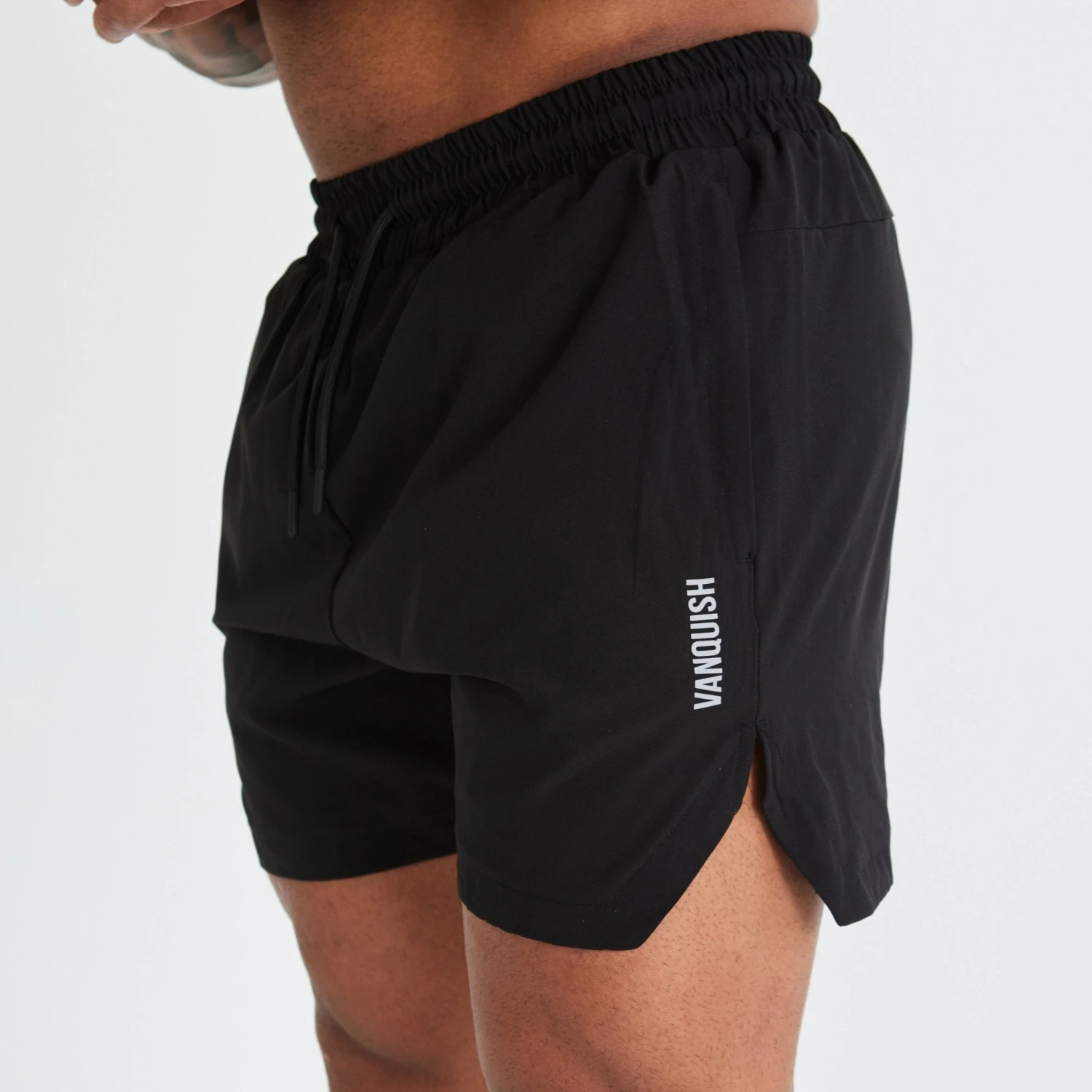 Vanquish Essential Black Performance 4" Shorts 3 Vanquish Essential Black Performance 4" Shorts