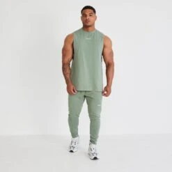 Vanquish Essential Green Oversized Sleeveless T Shirt 8 Vanquish Essential Green Oversized Sleeveless T Shirt -Vanquish Fitness vanquish essential green oversized sleeveless t shirt 673661