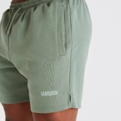 Vanquish Essential Green Regular Fit Shorts 12 Vanquish Essential Green Regular Fit Shorts -Vanquish Fitness vanquish essential green regular fit shorts 436261