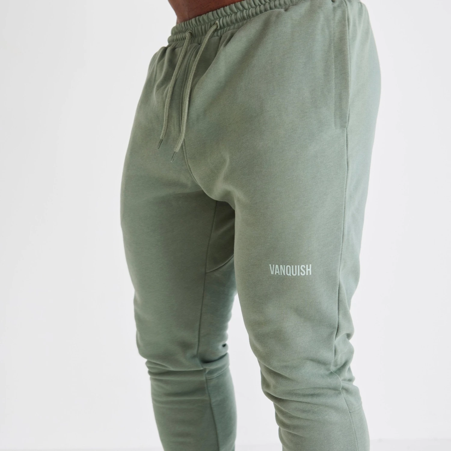 Vanquish Essential Green Tapered Fit Sweatpants 7 Vanquish Essential Green Tapered Fit Sweatpants - Image 5