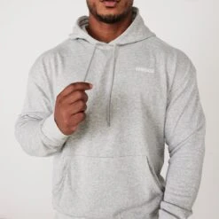 Vanquish Essential Grey Oversized Pullover Hoodie -Vanquish Fitness vanquish essential grey oversized pullover hoodie 205648