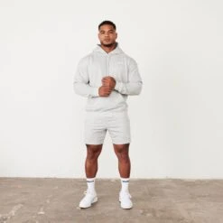 Vanquish Essential Grey Oversized Pullover Hoodie -Vanquish Fitness vanquish essential grey oversized pullover hoodie 287646