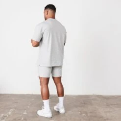 Vanquish Essential Grey Oversized T Shirt 11 Vanquish Essential Grey Oversized T Shirt -Vanquish Fitness vanquish essential grey oversized t shirt 432669