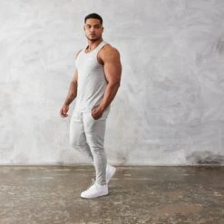 Vanquish Essential Grey Regular Fit Tank Top 7 Vanquish Essential Grey Regular Fit Tank Top -Vanquish Fitness vanquish essential grey regular fit tank top 781839