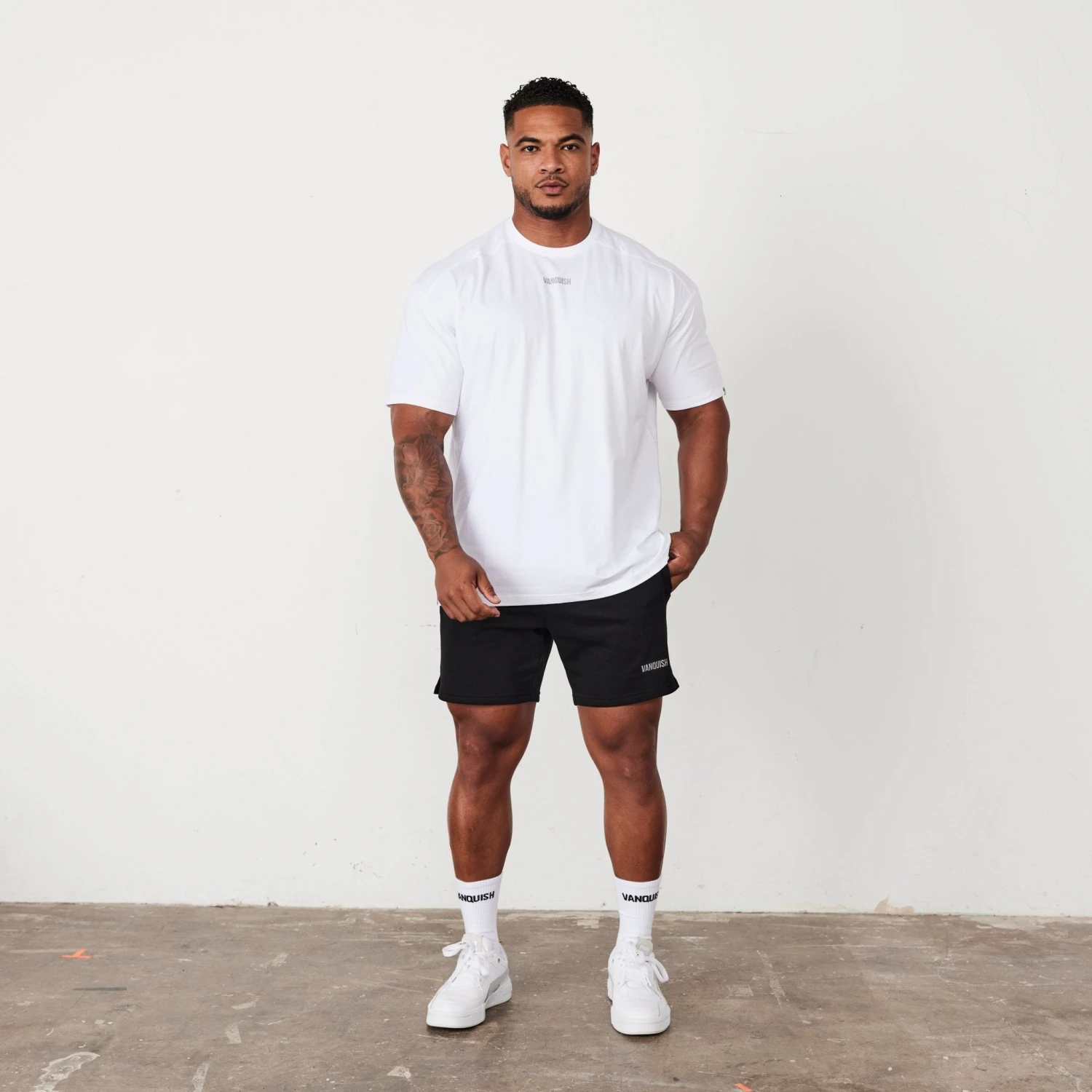 Vanquish Essential White Oversized T Shirt 4 Vanquish Essential White Oversized T Shirt - Image 2