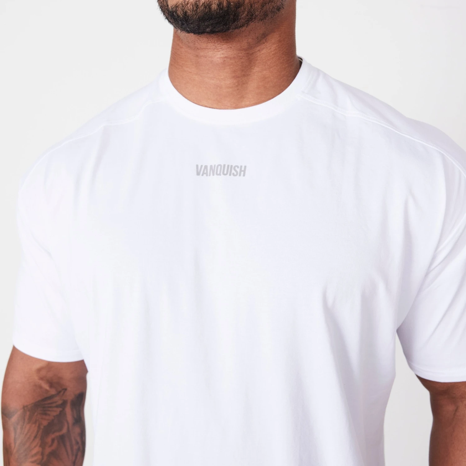 Vanquish Essential White Oversized T Shirt 5 Vanquish Essential White Oversized T Shirt - Image 3