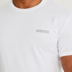 Vanquish Essential White Slim Fit Short Sleeve T Shirt 24 Vanquish Essential White Slim Fit Short Sleeve T Shirt -Vanquish Fitness vanquish essential white slim fit short sleeve t shirt 954438