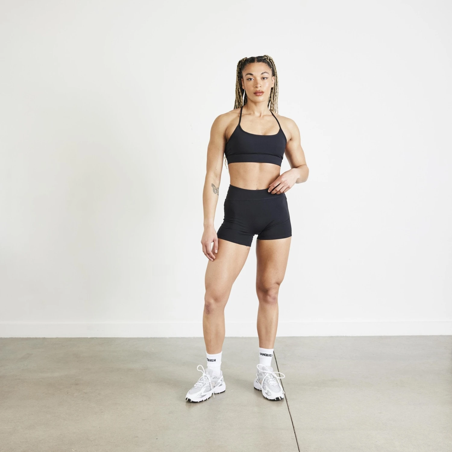 Vanquish Evolve Black High Waisted Shorts 6 Vanquish Evolve Black High Waisted Shorts - Image 4