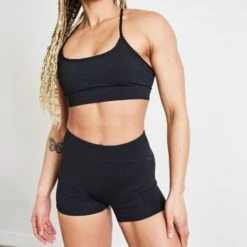 Vanquish Evolve Black Low Support Bra 8 Vanquish Evolve Black Low Support Bra -Vanquish Fitness vanquish evolve black low support bra 716258