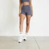 Vanquish Evolve Charcoal Grey High Waisted Shorts -Vanquish Fitness vanquish evolve charcoal grey high waisted shorts 593645