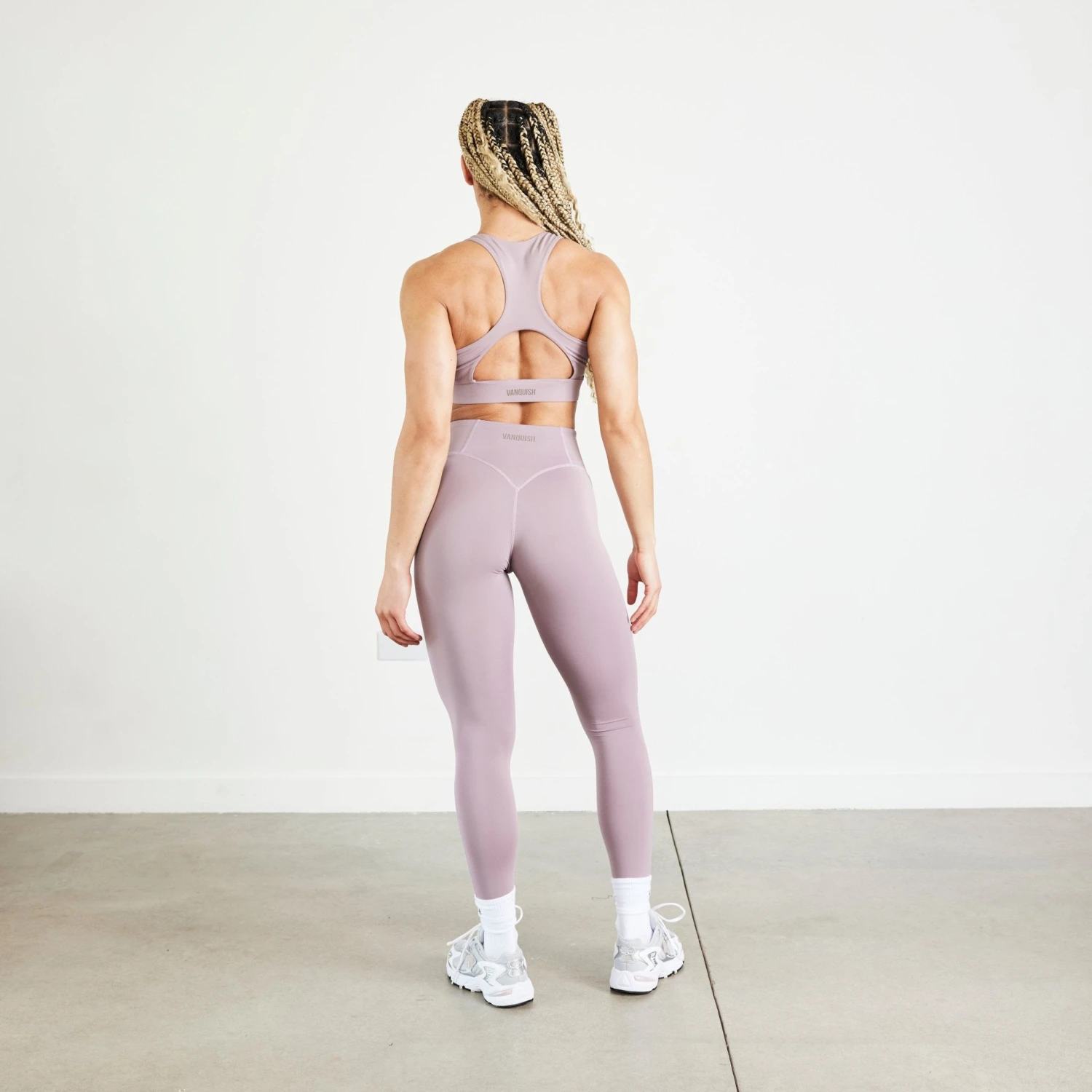 Vanquish Evolve Truffle Lilac High Waisted Leggings 5 Vanquish Evolve Truffle Lilac High Waisted Leggings - Image 3