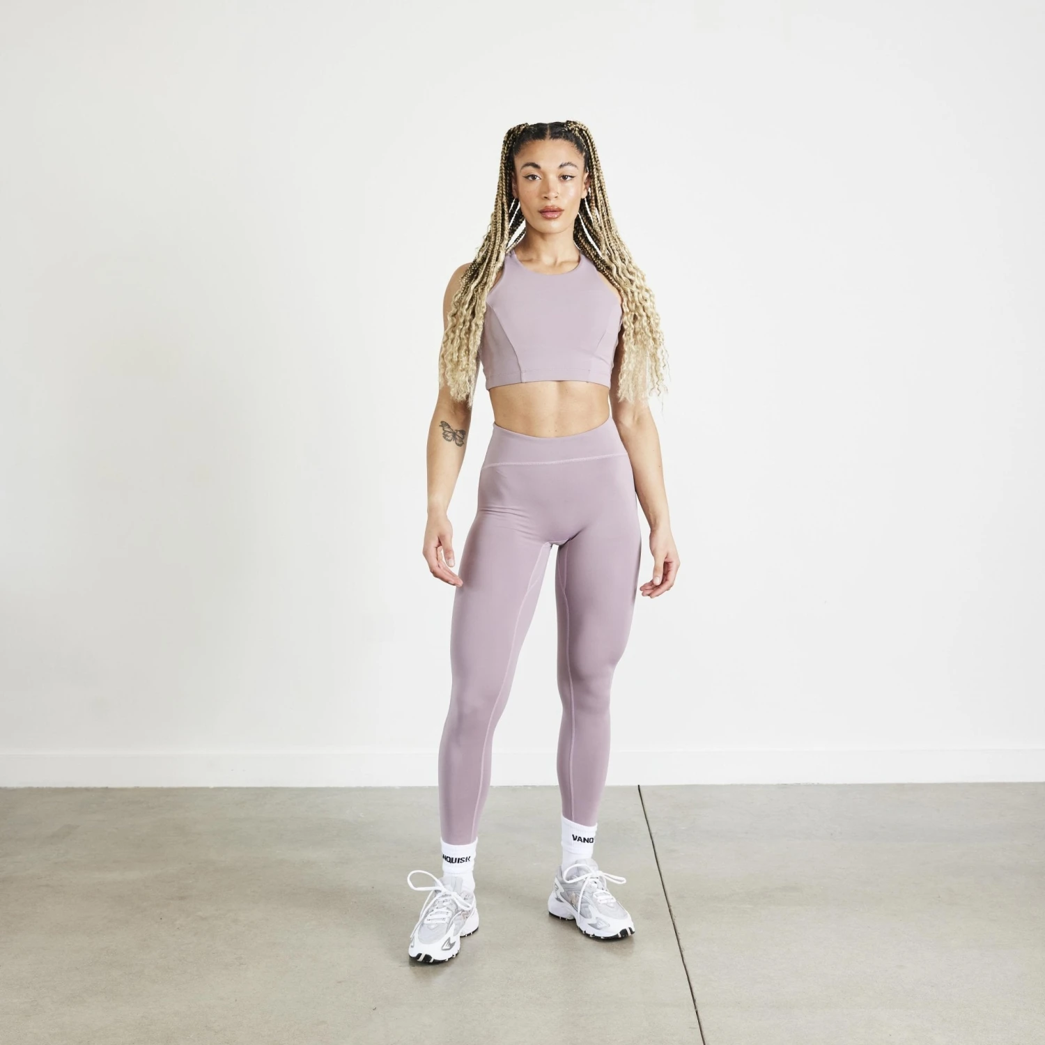 Vanquish Evolve Truffle Lilac High Waisted Leggings 4 Vanquish Evolve Truffle Lilac High Waisted Leggings - Image 2