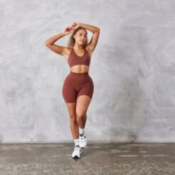 Vanquish Neutral V2 Seamless Brown Shorts 8 Vanquish Neutral V2 Seamless Brown Shorts -Vanquish Fitness vanquish neutral v2 seamless brown shorts 584950