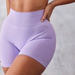 Vanquish Neutral V2 Seamless Lilac Shorts 9 Vanquish Neutral V2 Seamless Lilac Shorts -Vanquish Fitness vanquish neutral v2 seamless lilac shorts 690642