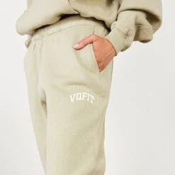 Vanquish Pale Khaki VQFIT Oversized Sweatpants -Vanquish Fitness vanquish pale khaki vqfit oversized sweatpants 535718