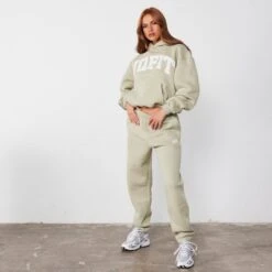 Vanquish Pale Khaki VQFIT Oversized Sweatpants -Vanquish Fitness vanquish pale khaki vqfit oversized sweatpants 871981