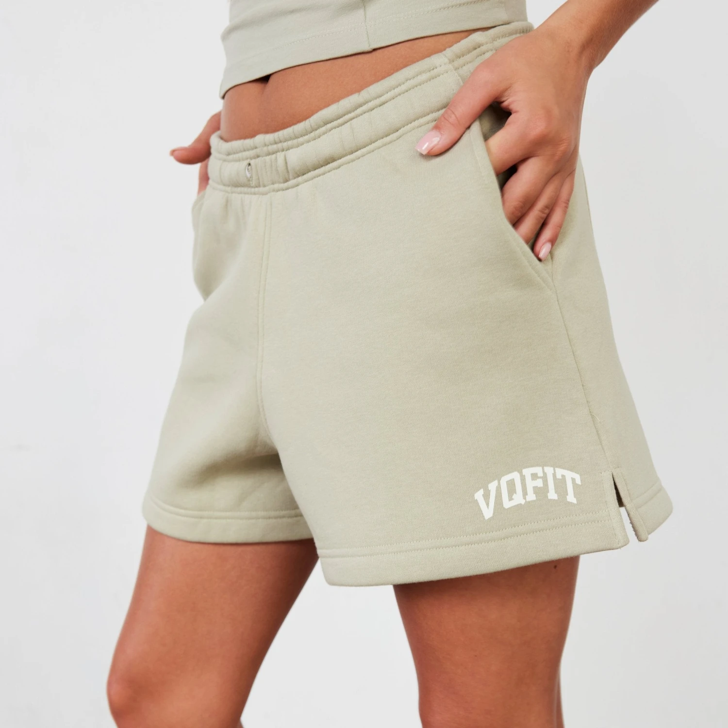 Vanquish Pale Khaki VQFIT Shorts 3 Vanquish Pale Khaki VQFIT Shorts