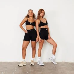 Vanquish Ribbed Seamless Black Shorts 13 Vanquish Ribbed Seamless Black Shorts -Vanquish Fitness vanquish ribbed seamless black shorts 463418