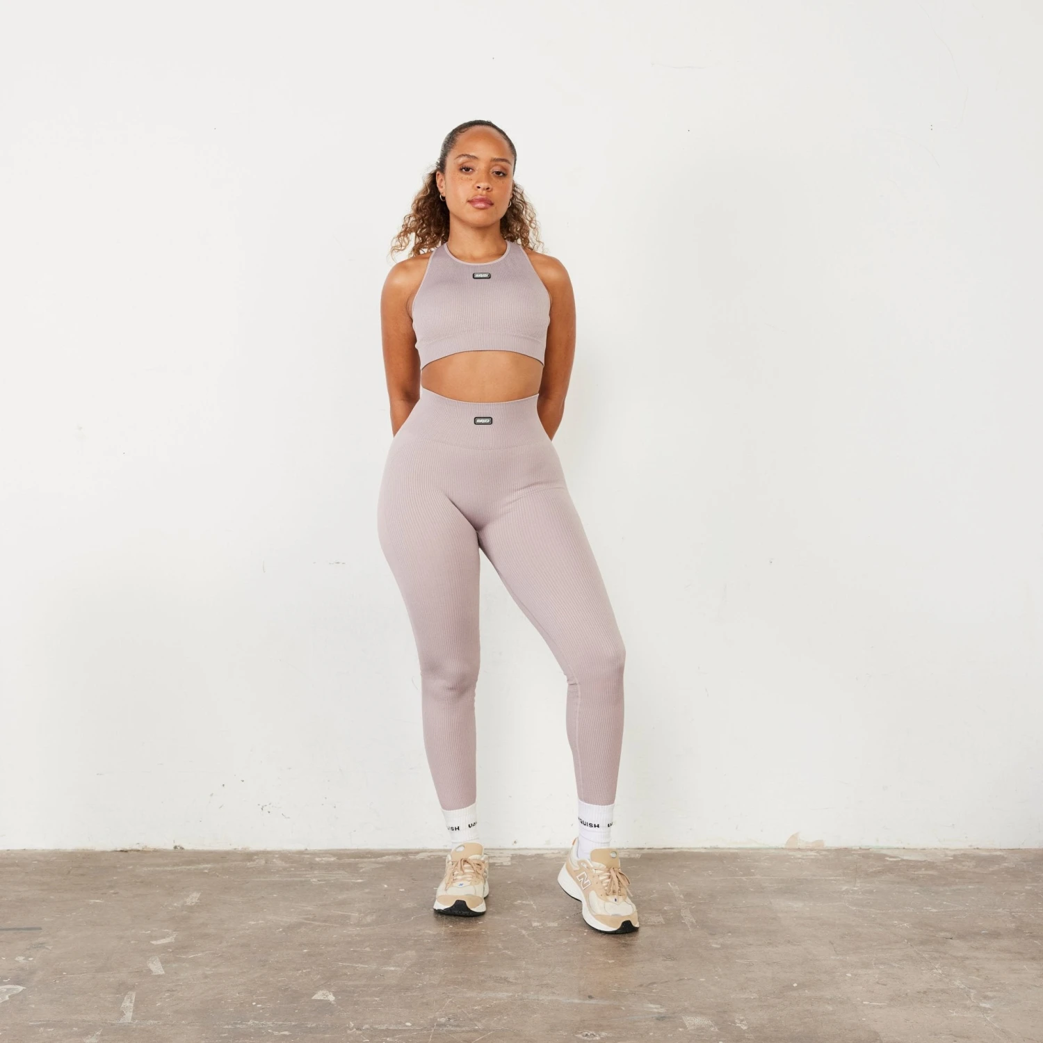 Vanquish Ribbed Seamless Blush Racer Back Bra 4 Vanquish Ribbed Seamless Blush Racer Back Bra - Image 2