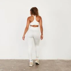 Vanquish Ribbed Seamless Marshmallow Racer Back Bra 11 Vanquish Ribbed Seamless Marshmallow Racer Back Bra -Vanquish Fitness vanquish ribbed seamless marshmallow racer back bra 863096