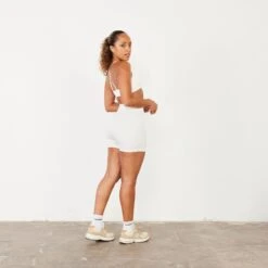 Vanquish Ribbed Seamless Marshmallow Shorts -Vanquish Fitness vanquish ribbed seamless marshmallow shorts 291484