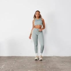 Vanquish Ribbed Seamless Slate Grey Legging -Vanquish Fitness vanquish ribbed seamless slate grey legging 798680