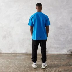 Vanquish TSP Deep Sea Blue Dobermann Oversized T Shirt -Vanquish Fitness vanquish tsp deep sea blue dobermann oversized t shirt 307043